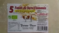 Mängden socker i 5 Fonds de Tarte Flammée