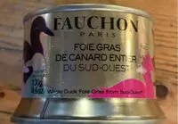 Mängden socker i Foie gras de canard entier du sud ouest