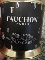 Mängden socker i Foie gras d'oie entier truffé à 5%