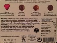 Mängden socker i Assortiments de bonbons de chocolat