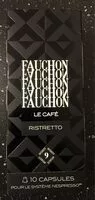 Mängden socker i Fauchon café capsule ristretto