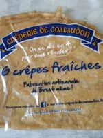 Mängden socker i Crêpes fraiches