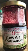 Mängden socker i Coulis de 6 Fruits Rouges