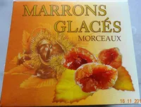 Mängden socker i Marrons Glacés, morceaux