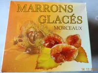 Mängden socker i Marrons Glacés Morceaux