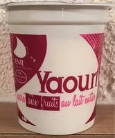 Mängden socker i Yaourt sucré au lait entier aux fruits assortis