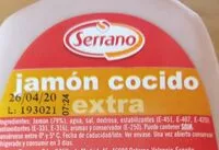 Mängden socker i Jamón cocido extra