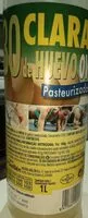 Mängden socker i Claras de huevo pasteurizadas