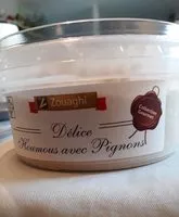 Mängden socker i Délice houmous avec pignons