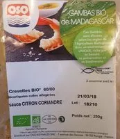 Mängden socker i Gambas bio de Madagascar