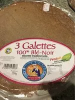 Mängden socker i 3 Galettes de blé noir