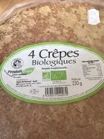 Mängden socker i Crêpes de froment