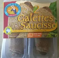 Mängden socker i 2 Galettes Saucisse