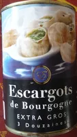Mängden socker i Escargots de Bourgogne Extra Gros - 400 g - E