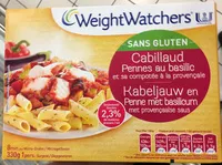 Mängden socker i Cabillaud Pennes au basilic et sa compotée à la provençale (2,3% MG)