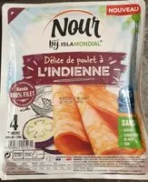 Mängden socker i Delice de POULET a l'indienne