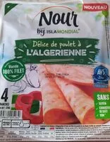 Mängden socker i Délice de poulet à l'algérienne
