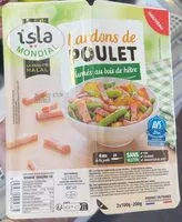 Mängden socker i Lardons de poulet