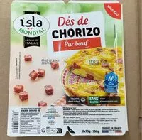 Mängden socker i Dés de chorizo Pur boeuf