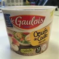 Mängden socker i pot œufs de cailles cuits x12 s/at