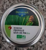 Mängden socker i Bonbons Propolis - Sève de Pin