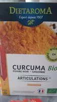 Mängden socker i Curcuma - 20 Ampoules - Dietaroma