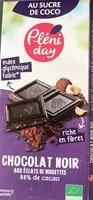 Mängden socker i Chocolat noir aux eclats de noisettes
