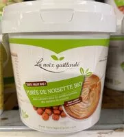 Mängden socker i Purée de noisette bio