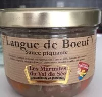 Mängden socker i Langue de boeuf sauce piquante