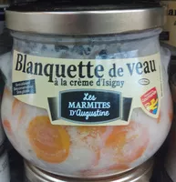 Mängden socker i Blanquette de veau à la crème d'Isigny