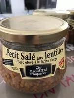 Mängden socker i Petit salé aux lentilles