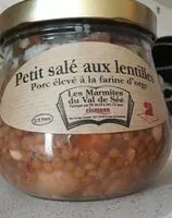 Mängden socker i Petit salé aux lentilles