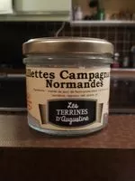 Mängden socker i Rillettes campagnardes normandes