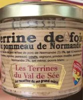 Mängden socker i Terrine de foie au pommeau de Normandie