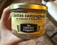 Mängden socker i Rilettes campagnarde au piment d'espelette