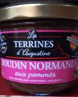 Mängden socker i Terrine boudin Normand aux pommes