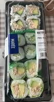 Mängden socker i Sushi