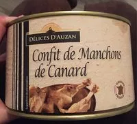 Mängden socker i Confit de manchons de canard