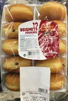 Mängden socker i 10 beignets fourrés - Goût chocolat noisettes