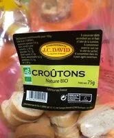 Mängden socker i Croûtons nature Bio
