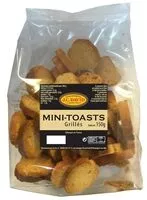 Mängden socker i Mini-Toasts grillés