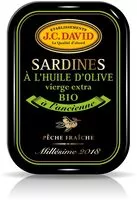 Mängden socker i Sardines à l'huile d'olive vierge extra bio