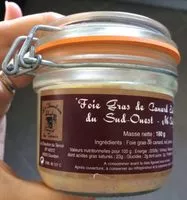 Mängden socker i Foie gras de canard entier le chauseon du terroir