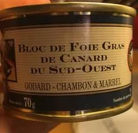 Mängden socker i Bloc de foie gras de canard du Sud-Ouest