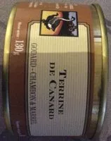 Mängden socker i Terrine De Canard, Ententerrine