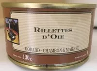 Mängden socker i Rillettes d'Oie