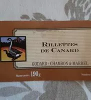 Mängden socker i Rillettes de Canard