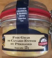 Mängden socker i Foie gras de canard entier du Perigord