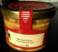 Mängden socker i Ris de veau aux girolles