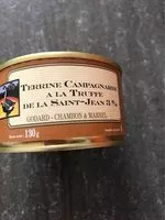 Mängden socker i Terrine campagnarde